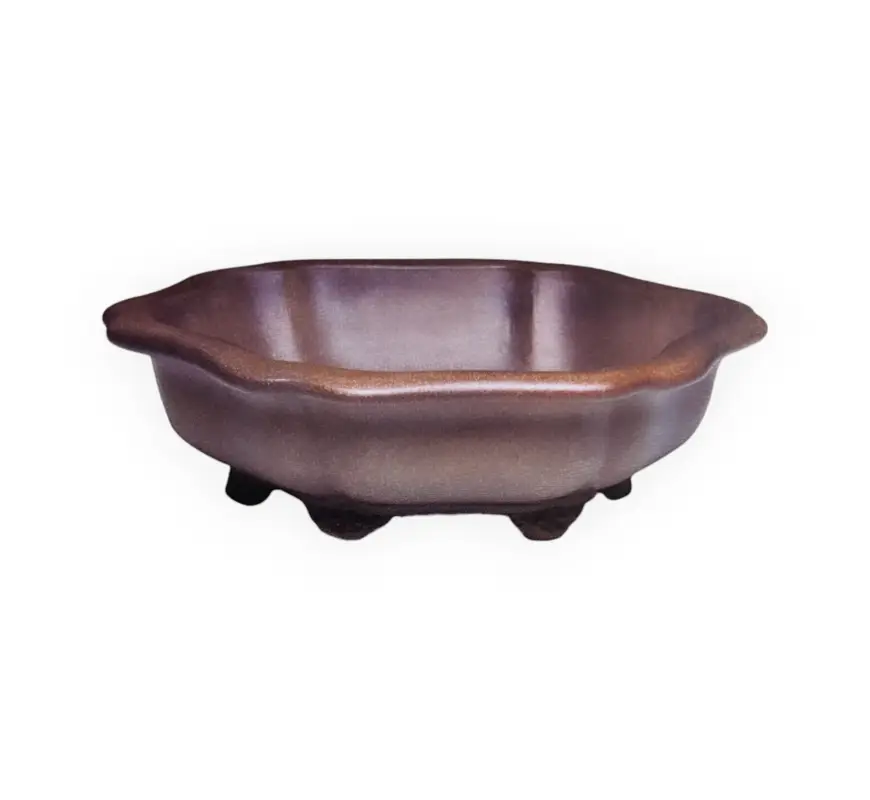 Vaso 40 cm esagonale grès Soddisfatti O Rimborsati