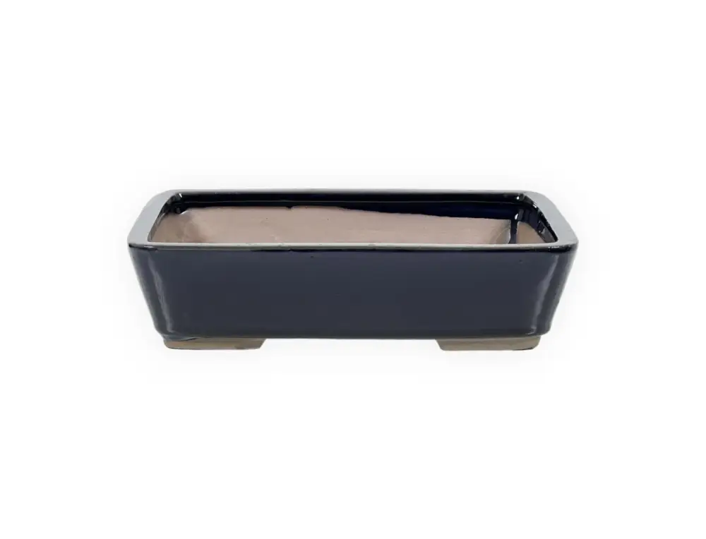 Vaso 26 cm rettangolare blu Ultime Pezzi