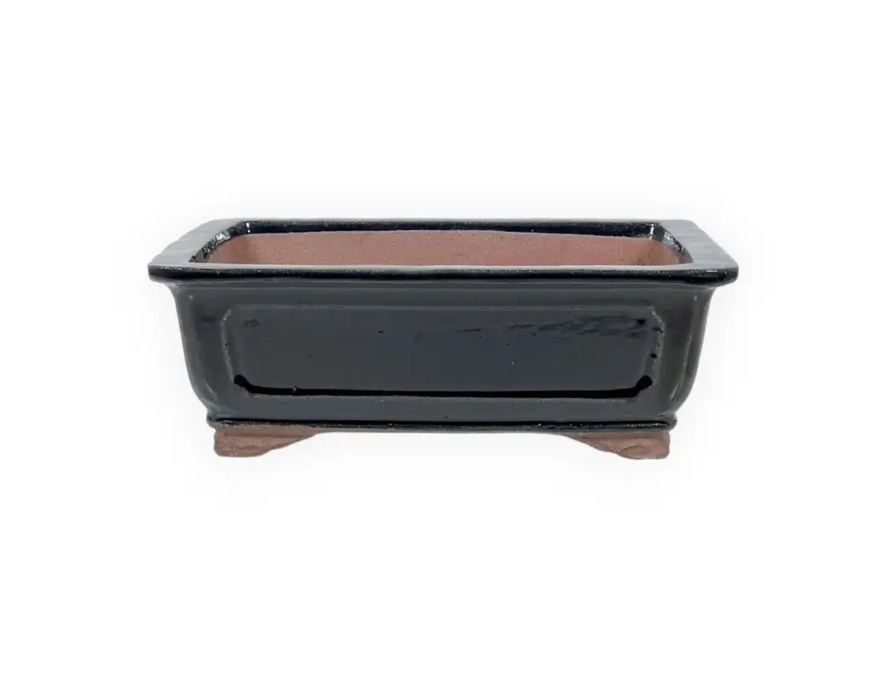 Vaso 32 cm rettangolare blu Saldi